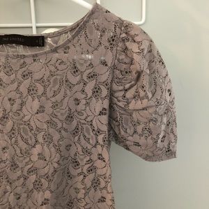 The Limited, Purple lace shirt.